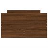 vidaXL sengeramme med skuffer 100x200 cm brun egetræsfarve
