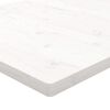 vidaXL bordplade 90x90x2,5 cm firkantet massivt fyrretr&aelig; hvid