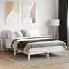 vidaXL sengeramme uden madras 140x200 cm massivt fyrretr&aelig; hvid
