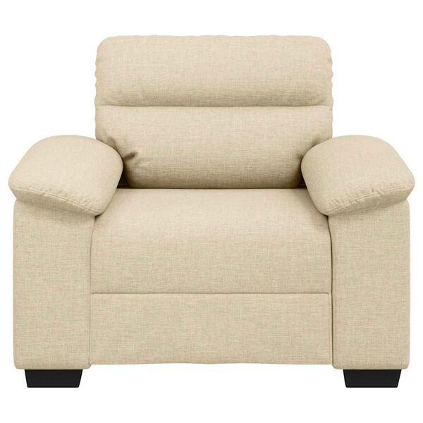 vidaXL l&aelig;nestol 100x81x84 cm stof cremefarvet