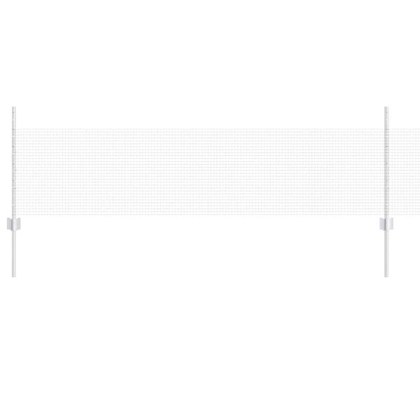 vidaXL Hegn med post S&oslash;lv 0,5 x 100 m St&aring;l