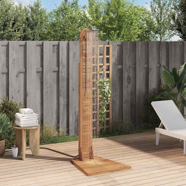 vidaXL havebruser 70x75x204 cm massivt teak