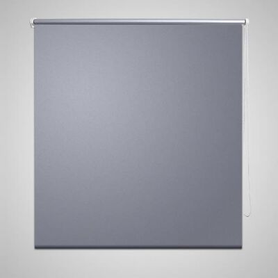 Mørklægningsrullegardin 140 x 175 cm grå