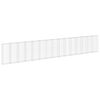 vidaXL gabionv&aelig;g med d&aelig;ksler 900x30x150 cm galvaniseret st&aring;l