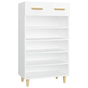 vidaXL skoreol 60x35x105 cm konstrueret tr&aelig; hvid