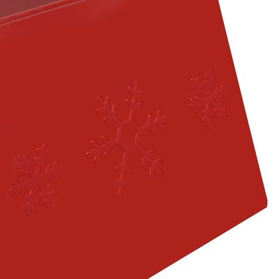 vidaXL skjuler til juletræsfod Ø68x25 cm rød