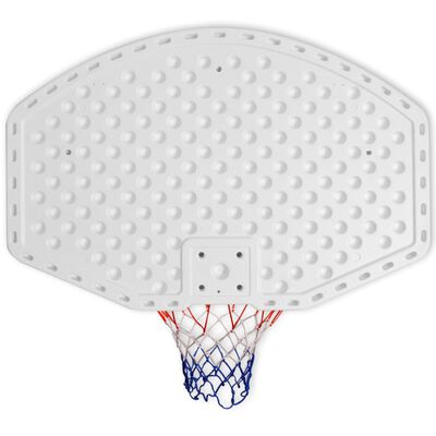 vidaXL vægmonteret basketballkurv med plade sæt med 3 dele 90x60 cm