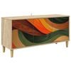 vidaXL TV-skab BONN 102 x 33 x 50 cm Sonoma-eg Konstrueret tr&aelig;