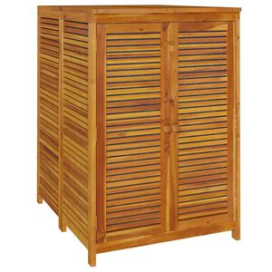 vidaXL opbevaringsboks til haven 70x87x104 cm massivt akacietr&aelig;