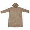 vidaXL Tæppe-hoodie Camel l Flannel