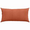 vidaXL Sofapuder 2 pcs Rød orange 80 x 40 cm Velourstof