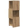 vidaXL Hj&oslash;rneskab Artisan Egetr&aelig; 30,5x30x95cm Konstrueret tr&aelig;