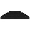 vidaXL plantekasse 110x110x27 cm massivt fyrretræ sort