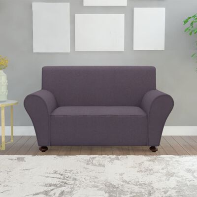 vidaXL elastisk sofabetræk polyesterjersey antracitgrå