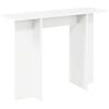 vidaXL Konsolbord Hvid 100 x 30 x 75 cm Konstrueret tr&aelig;