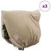 vidaXL Frostbeskyttelses Plantefleece D&aelig;kke 3 pcs Beige 2 x 2,36 m