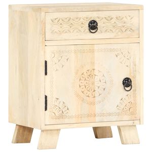 vidaXL sengebord 40x30x50 cm massivt mangotr&aelig;