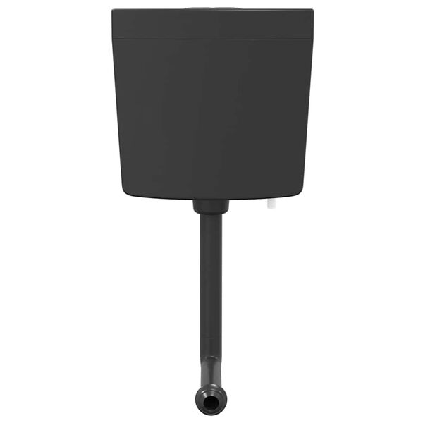 vidaXL toiletcisterne med vandindl&oslash;b i bunden 3/6 l sort