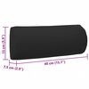 vidaXL nakkest&oslash;tte til havestol 40x7,5x15 cm textilene sort
