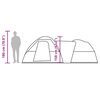 vidaXL 5-personers campingtelt vandtæt grøn