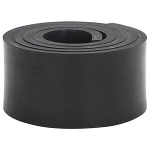 vidaXL gummikant til sneplov 150x8x1 cm sort