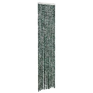 vidaXL insektgardin 56x185 cm chenille gr&oslash;n og hvid