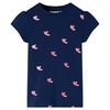 T-shirt til b&oslash;rn str. 128 marinebl&aring;