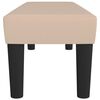 vidaXL bænk 100x30x30 cm kunstlæder cappuccinofarvet