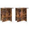 vidaXL Sofabord 2 pcs R&oslash;get eg 40 x 30 x 49 cm Konstrueret tr&aelig;