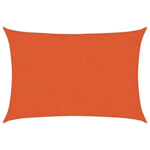 vidaXL solsejl 2x2,5 m 160 g/m&sup2; HDPE orange