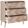 Finori kommode Lusk 03A 80x38,5x87 cm sonoma-eg