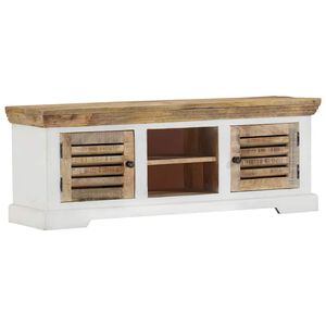 vidaXL tv-bord 110x30x40 cm massivt mangotr&aelig;