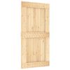 vidaXL D&oslash;r NARVIK 100 x 210 cm Massivt Fyrretr&aelig; (Ubehandlet)