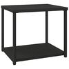 vidaXL sidebord 55x45x49 cm polyrattan sort