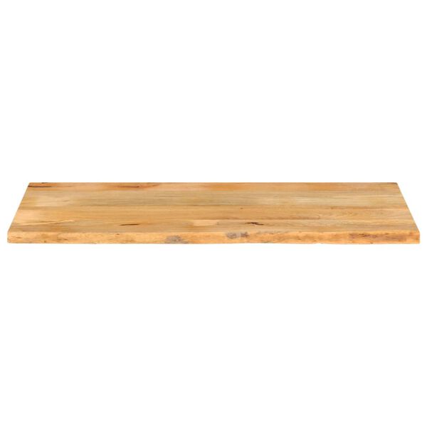 vidaXL bordplade 140x60x2,5 cm naturlig kant massivt mangotr&aelig;