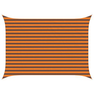 vidaXL Solskygge sejl Orange og Brun 3,5 x 2,5 m 100% polyester Oxford