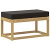 vidaXL Udend&oslash;rs Skammel B&aelig;nk Hvid 80 x 43 x 45 cm Massivt Akacietr&aelig;