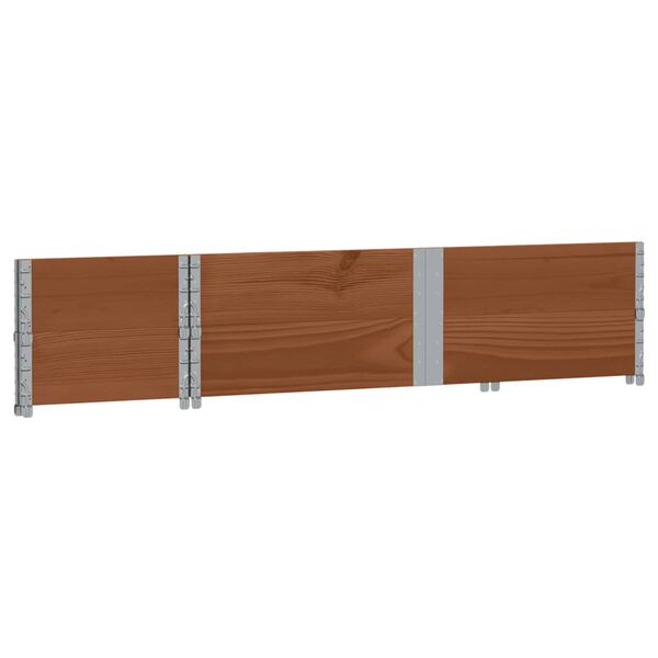 vidaXL plantekasse 150x50 cm massivt fyrretr&aelig; brun