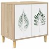 vidaXL Badev&aelig;relsesskab HANAU Sonoma-eg 60 x 40 x 60 cm