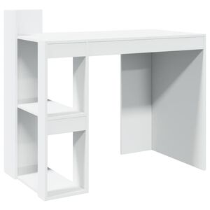 vidaXL skrivebord 103,5x56,5x94 cm konstrueret tr&aelig; hvid
