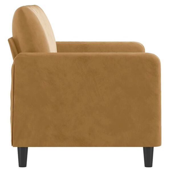 vidaXL 2-personers sofa 120 cm fl&oslash;jl brun