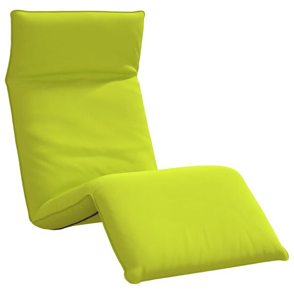 vidaXL foldbar liggestol 175x54x8,5 cm oxfordstof lysegr&oslash;n