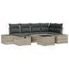 vidaXL Sofa S&aelig;t 6 stk. polyrattan