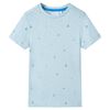 T-shirt til b&oslash;rn str. 116 lysebl&aring;