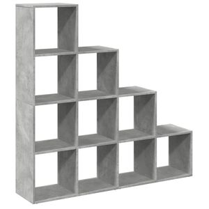 vidaXL bogreol/rumdeler 131,5x29x131,5 cm konstrueret tr&aelig; betongr&aring;
