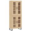 vidaXL h&oslash;jskab 69,5x34x180 cm konstrueret tr&aelig; sonoma-eg