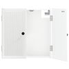 vidaXL Dartboard Skab EDE Hvid 52,5 x 10,5 x 53,5 cm Konstrueret tr&aelig;