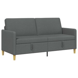 vidaXL Sofa med opbevaring M&oslash;rkegr&aring; 172 x 78 x 87 cm Polyester