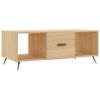 vidaXL sofabord 102x50x40 cm konstrueret tr&aelig; sonoma-eg