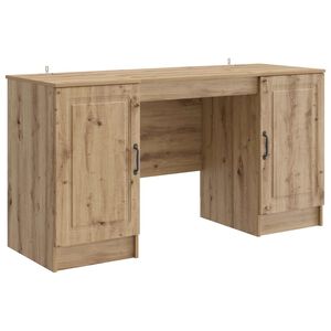 vidaXL Bord Artisan-eg 142,5 x 50 x 75 cm Konstrueret tr&aelig;